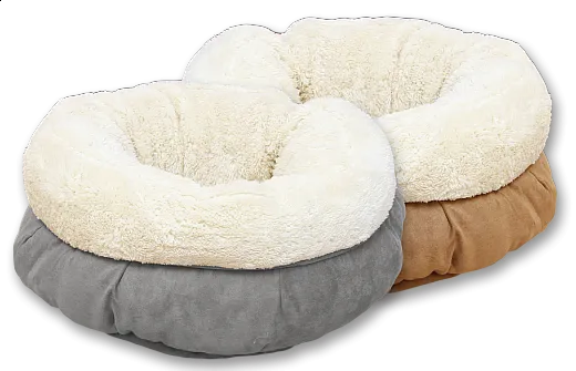 AFP Lambswool Donut Bed TAN