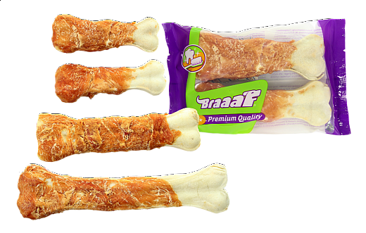 Braaaf Pressed Chicken Bones 12.5 cm (2 pcs)