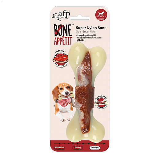 AFP  Bone Appetit - Super Nylon Bone - Beef Flavor Infused -