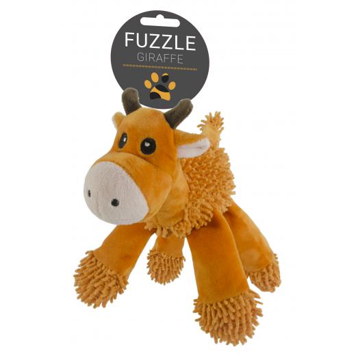 Fuzzle Giraffe mit 5 Quietschern