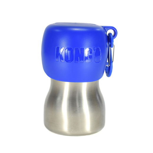KONG H2O 255 ml Edelstahl Wasserflasche blau