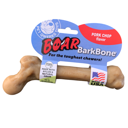Pet Qwerks Boar BarkBone Porkchop - XL