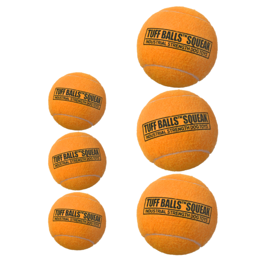 Tuff Balls Squeak 6cm 3-Pack