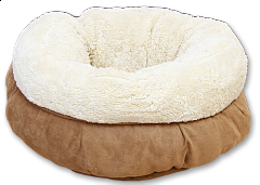 AFP Lambswool Donut Bed TAN