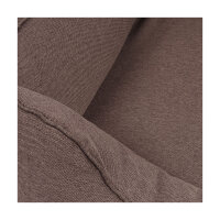Knuffelwuff Orthopädisches Hundebett Leano aus Velours mit Handwebcharakter XL 105 x 75cm Braun