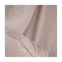 Knuffelwuff Hundebett Emma aus Velours mit feinem Handwebcharakter in Pastellfarben XL 105 x 75cm Beige