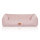 Knuffelwuff Hundebett Emma aus Velours mit feinem Handwebcharakter in Pastellfarben XL 105 x 75cm Rosa