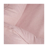 Knuffelwuff Hundebett Emma aus Velours mit feinem Handwebcharakter in Pastellfarben XXL 120 x 85cm Rosa