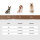 Knuffelwuff Rockland orthopädisches Hundebett Kunstleder XL 105 x 75 cm Hellgrau
