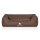 Knuffelwuff Hundebett Scottsdale aus Kunstleder M-L 85 x 63cm Braun