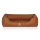 Knuffelwuff Orthopädisches Hundebett Chesapeake aus Laser gestepptem marmoriertem Kunstleder XXL 120 x 85cm Rusty