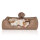 Knuffelwuff Tampa orthopädisches Hundebett Kunstleder XL 105 x 75 cm Camel