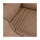 Knuffelwuff Tampa orthopädisches Hundebett Kunstleder XL 105 x 75 cm Camel