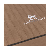 Knuffelwuff orthopädische Hundematte Palomino aus laser-gestepptem Kunstleder XXXL 135 x 90 Camel