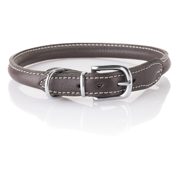 Knuffelwuff weiches Echtleder Rundhalsband Hoopa