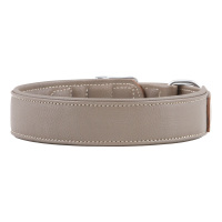 Knuffelwuff weiches Echtleder Hundehalsband Glendale