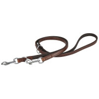 Knuffelwuff weiche verstellbare Echtleder Hundeleine Ticino