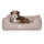 Knuffelwuff Luisa orthopädisches Hundebett Velours Sunshine Edition