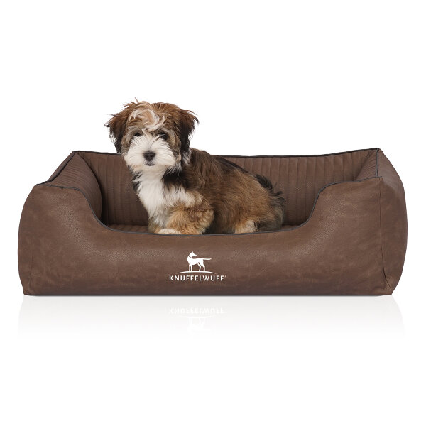 Knuffelwuff Columbia orthopädisches Hundebett Kunstleder