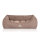 Knuffelwuff Baltimore orthopädisches Hundebett mit Wendekissen 80 x 55 cm Beige