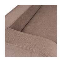 Knuffelwuff orthopädisches Hundebett mit Wendekissen aus Velours Bellamy 120 x 100cm Braun