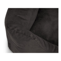 Knuffelwuff Hundebett Dreamline aus Velours XXL 120 x 85cm Schwarz
