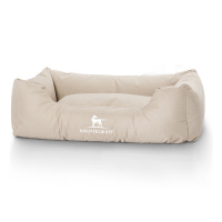 Knuffelwuff Hundebett Finlay aus Nylongewebe M-L 85 x 63cm Beige