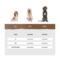 Knuffelwuff Kunstleder Hundebett Jerry XL 92 x 75 Schwarz