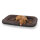 Knuffelwuff Kunstleder Hundebett Jerry Übergröße XXXL 140 x 105 Braun