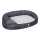 Knuffelwuff Orthopädisches Hundebett Jessy aus Nylongewebe XXL 135 x 85cm Grau