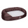Knuffelwuff Orthopädisches Hundebett Jessy aus Nylongewebe XXL 135 x 85cm Braun