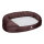 Knuffelwuff Orthopädisches Hundebett Jessy aus Nylongewebe XL 120 x 75cm Braun