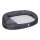 Knuffelwuff Orthopädisches Hundebett Jessy aus Nylongewebe S 73 x 50cm Grau