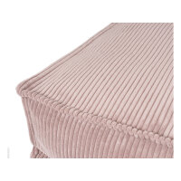 Knuffelwuff Hundekissen Lesedi aus Cord mit Handwebcharakter 100x70cm Rosa