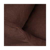 Knuffelwuff Hundebett Lotte aus Velours mit feinem Handwebcharakter XXL 120 x 85cm Braun