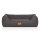 Knuffelwuff Hundebett Lotte aus Velours mit feinem Handwebcharakter M-L 85 x 63cm Grau