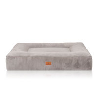 Knuffelwuff orthopädisches Hundebett mit kuschelig weichem Kaninchen Fellimitat Midland 100x80cm