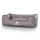 Knuffelwuff Hundebett Milan aus laser-gestepptem Kunstleder M-L 85 x 63cm Grau