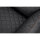 Knuffelwuff Hundebett Milan aus laser-gestepptem Kunstleder M-L 85 x 63cm Schwarz