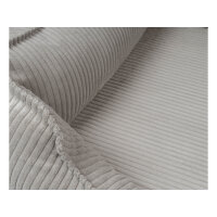 Knuffelwuff orthopädisches Hundebett aus Cord mit Handwebcharakter Nunavut S 70 x 50cm Hellgrau