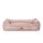 Knuffelwuff Hundebett aus Cord mit Handwebcharakter Olivia XL 105 x 75cm Rosa