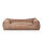 Knuffelwuff Hundebett aus Cord mit Handwebcharakter Olivia M-L 85 x 63cm Braun