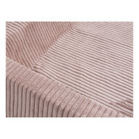 Knuffelwuff orthopädisches Hundebett aus Cord mit Handwebcharakter Santiago S 70 x 50cm Rosa
