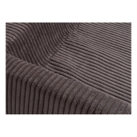 Knuffelwuff orthopädisches Hundebett aus Cord mit Handwebcharakter Santiago S 70 x 50cm Braungrau