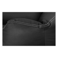 Knuffelwuff Kunstleder Hundebett Sidney XXL 120 x 85cm Schwarz