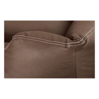 Knuffelwuff Kunstleder Hundebett Sidney M-L 85 x 63cm Braun