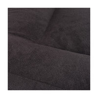 Knuffelwuff orthopädisches Hundebett aus Velours mit Handwebcharakter Sofia 100x80cm Schwarz