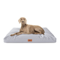 Knuffelwuff Hundekissen Gatsby aus Oxford-Gewebe 75x50cm Grau
