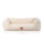 Knuffelwuff orthopädisches Hundebett Wollekopp aus kuscheligem Teddy Material XL 105 x 75cm Beige