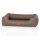 Knuffelwuff orthopädisches Hundebett aus Kunstleder Lovelock XXL 120 x 85cm Earth